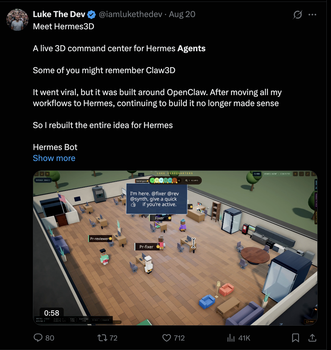 The Hermes3D post used as a visual example